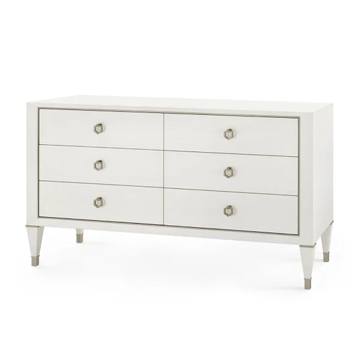 Morris Extra Large 6-Drawer, Sand White