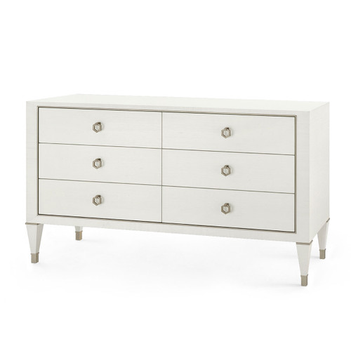 Morris Extra Large 6-Drawer, Sand White