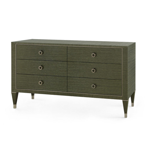 Morris Extra Large 6-Drawer, Deep Olive