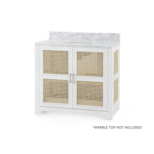 Ariel 2-Door Cabinet - Base Only, Vanilla