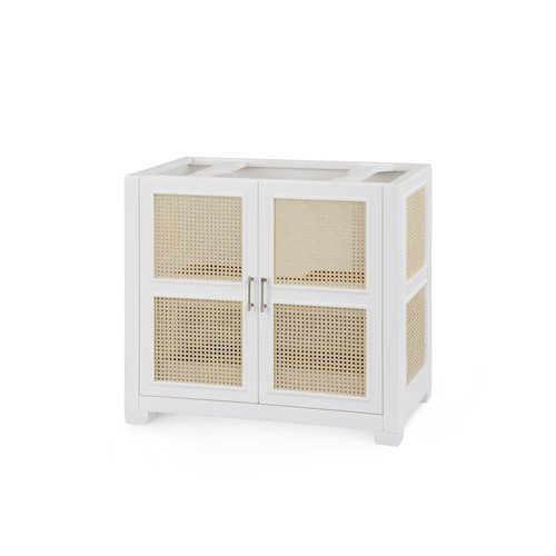 Ariel 2-Door Cabinet - Base Only, Vanilla