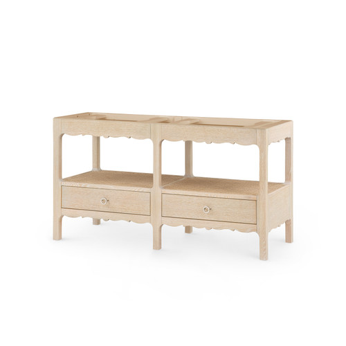 Arianna 2-Drawer Cabinet - Base Only, Sand