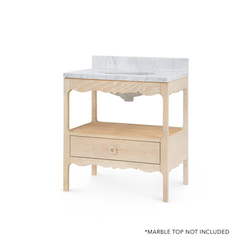 Arianna 1-Drawer Cabinet - Base Only, Sand
