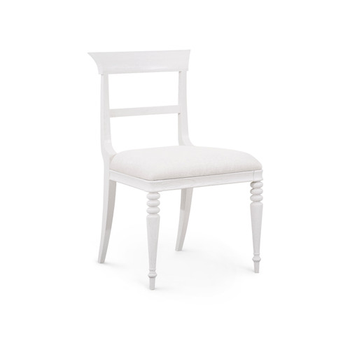 Lawrence Side Chair, Glazed Whisper White