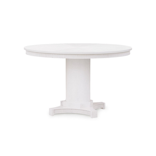 Kinsley 48" Dining Table, Glazed Whisper White