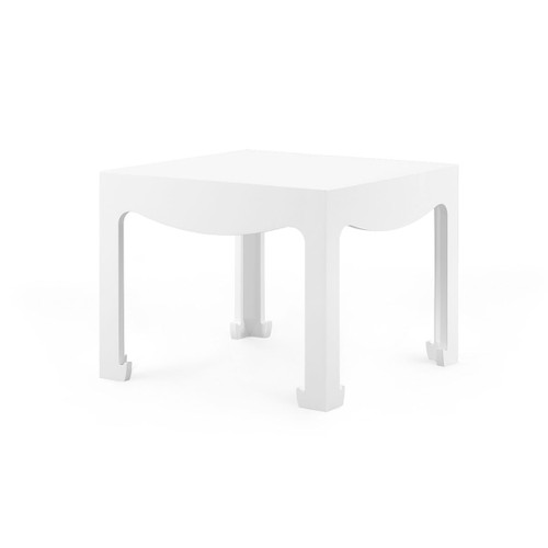 Jacqui Tea Table, Chiffon White