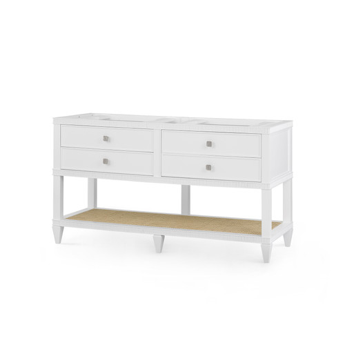 Sienna 2-Drawer Table - Base Only, Vanilla