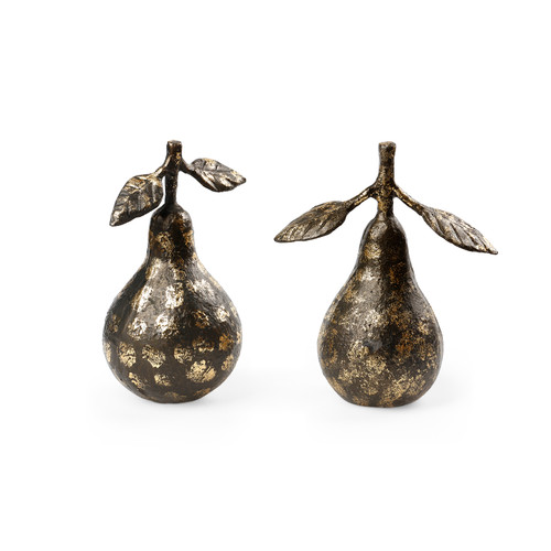 Pears Statue Set of 2, Bronze