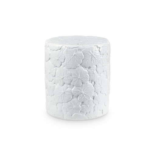 Amara Stool/Side Table, Cool White