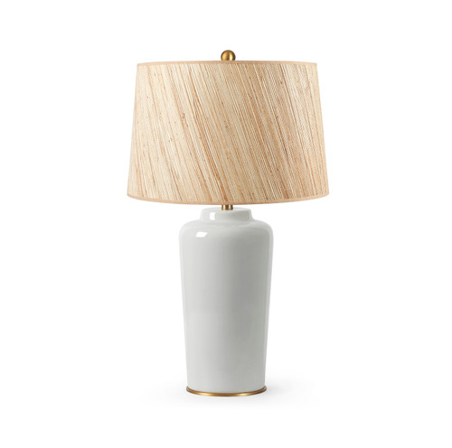 Draper Lamp with Shade 17-inch Papyrus, with Gold, Graphite Glow
