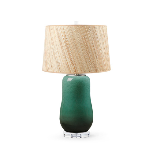 Savannah Lamp with Shade 17-inch Papyrus, with Nickel, Oceanic Horizon