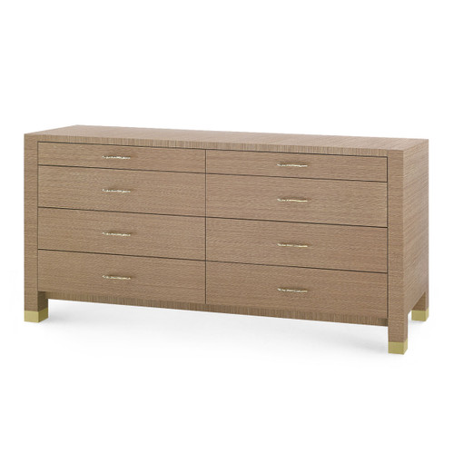 Camden Extra Large 8-Drawer, Flax Brown