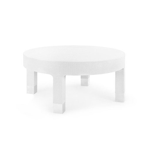 Dakota Round Coffee Table, Cream