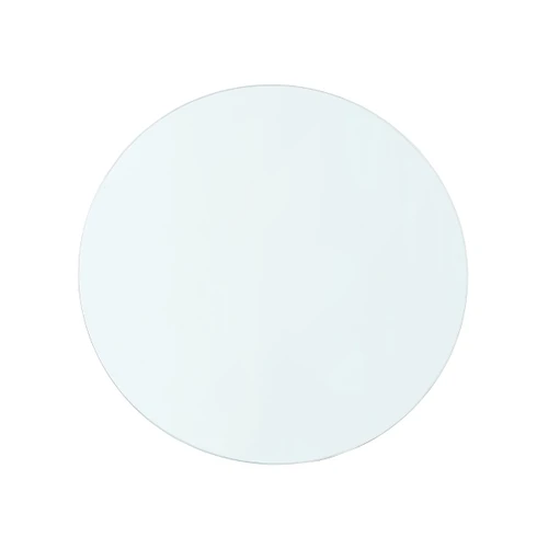 Dakota Round Coffee Table Glass Top, Clear