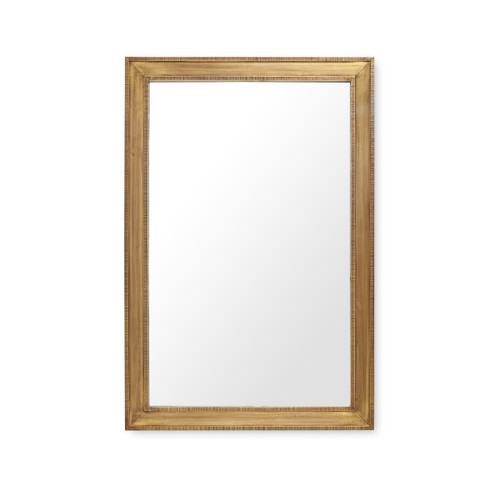 Ellen Large Mirror, Antique Brass