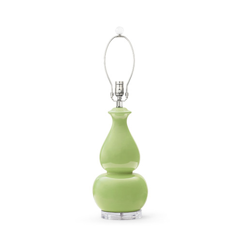 Emilia Lamp Without Shade, Light Green
