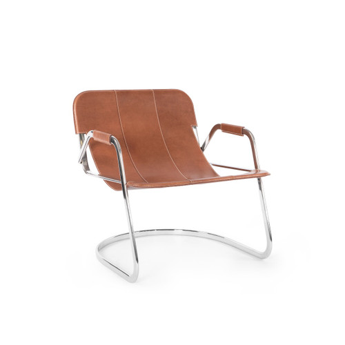 Frank Lounge Chair, Gingerbread Brown
