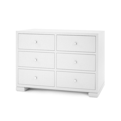Frances Extra Large 6-Drawer, Chiffon White