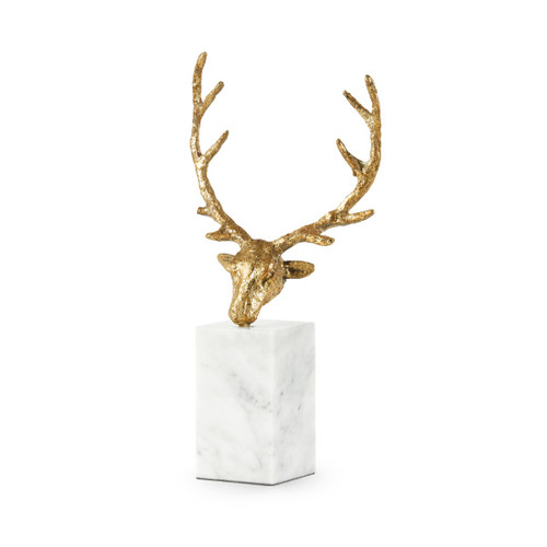 Hart Statue, Gold Leaf