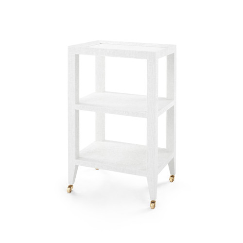 Isadora Side Table, Chiffon White