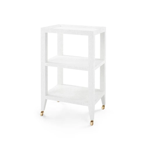 Isadora Side Table, Chiffon White