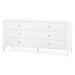 Kingston 6-Drawer, Soft White