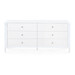Kingston 6-Drawer, Soft White
