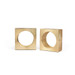 Karl Bookends (Pair), Brass