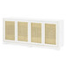 Karen 4-Door Cabinet, Vanilla