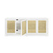 Karen 4-Door Cabinet, Vanilla