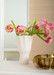 Krissa Large Vase, Blanc de Chine