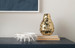 Kiwano Vase, Brass
