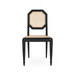 Leila Side Chair, Flat Black