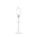 Luna Lamp Without Shade, Plaster White