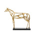 Arabian Horse Statue, Gold Leaf