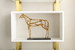 Arabian Horse Statue, Gold Leaf