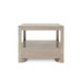 Lugano 1-Drawer Side Table, Taupe Gray