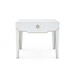 Madeline 1-Drawer Side Table, Platinum Shimmer