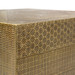 Majorel Side Table, Antique Brass