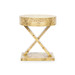 Modena 1-Drawer Side Table, Burl