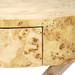 Modena 1-Drawer Side Table, Burl