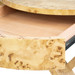 Modena 1-Drawer Side Table, Burl