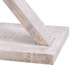 Modena 1-Drawer Side Table, Light Gray Burl