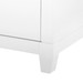 Madison 3-Drawer Side Table, Chiffon White