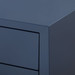Madison 3-Drawer Side Table, Navy Blue Lacquer