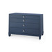 Madison Large 4-Drawer, Navy Blue Lacquer