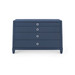 Madison Large 4-Drawer, Navy Blue Lacquer