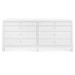 Madison 8-Drawer, Chiffon White