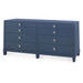 Madison 8-Drawer, Navy Blue Lacquer