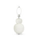 Meridian Lamp Without Shade, White Cloud